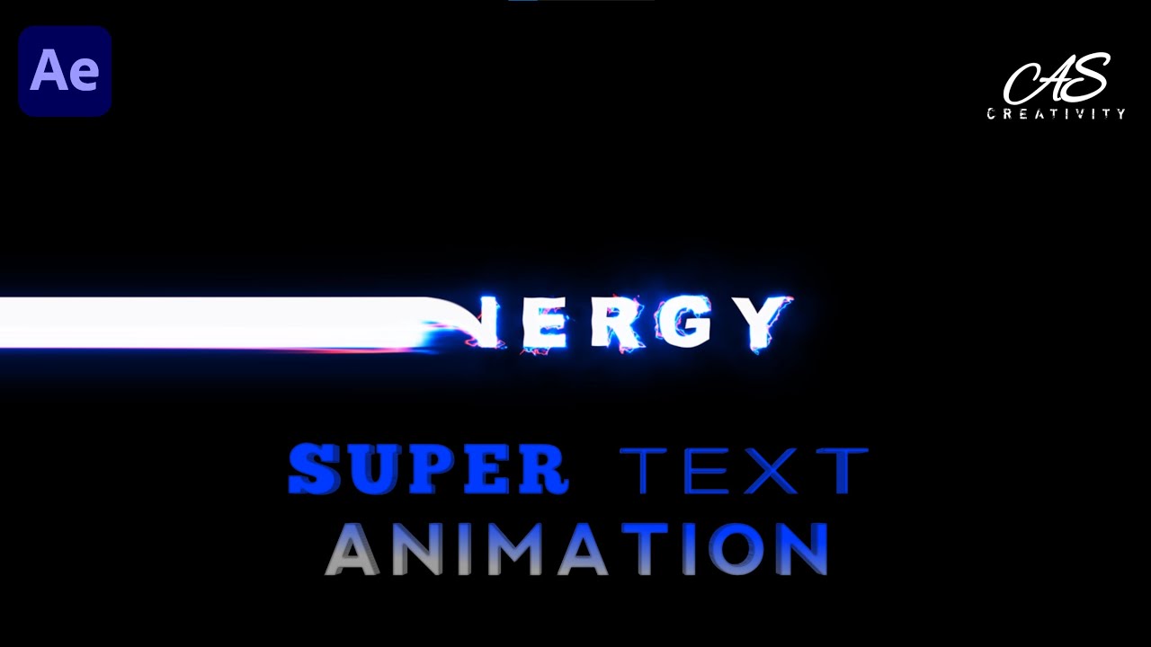 SUPER TEXT ANIMATION IN AFTER EFFECTS IN HINDI.