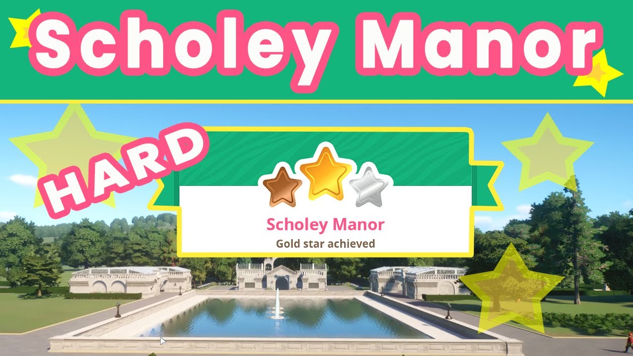 Planet Zoo Scholey Manor: GOLD star HARD level! Timed Scenario