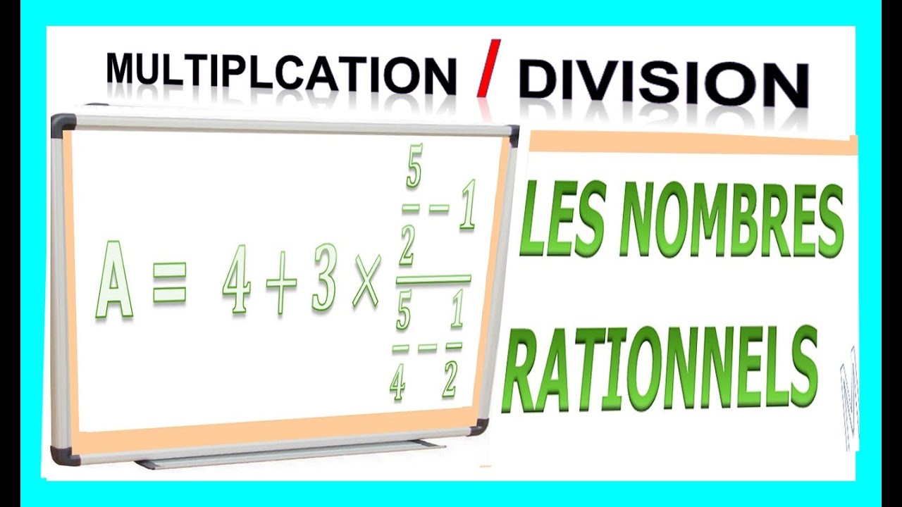 Maths 3ème - Les nombres rationnels Multiplication et Division Exercice 27
