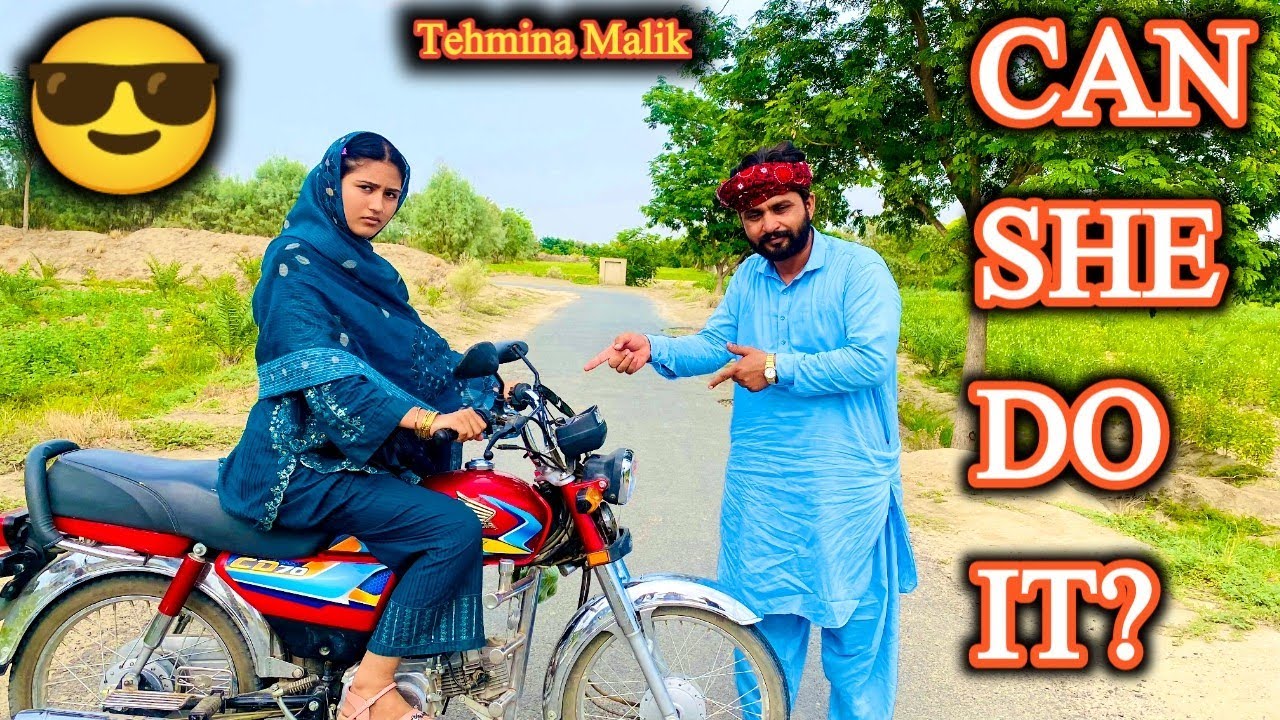 First Time Riding a Motorcycle | Tehmina Malik Rides Moter Bike | Pakistani Vlog