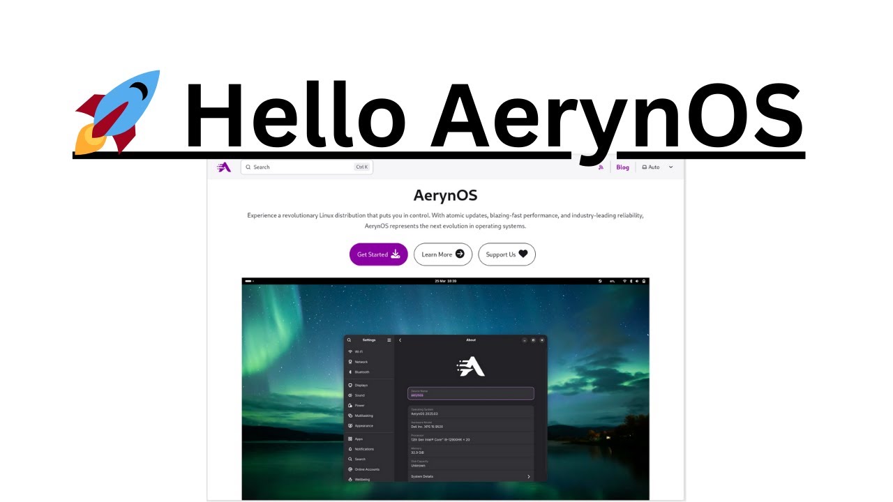 AerynOS 2025.03 Released &ndash; The SerpentOS Rebirth Begins
