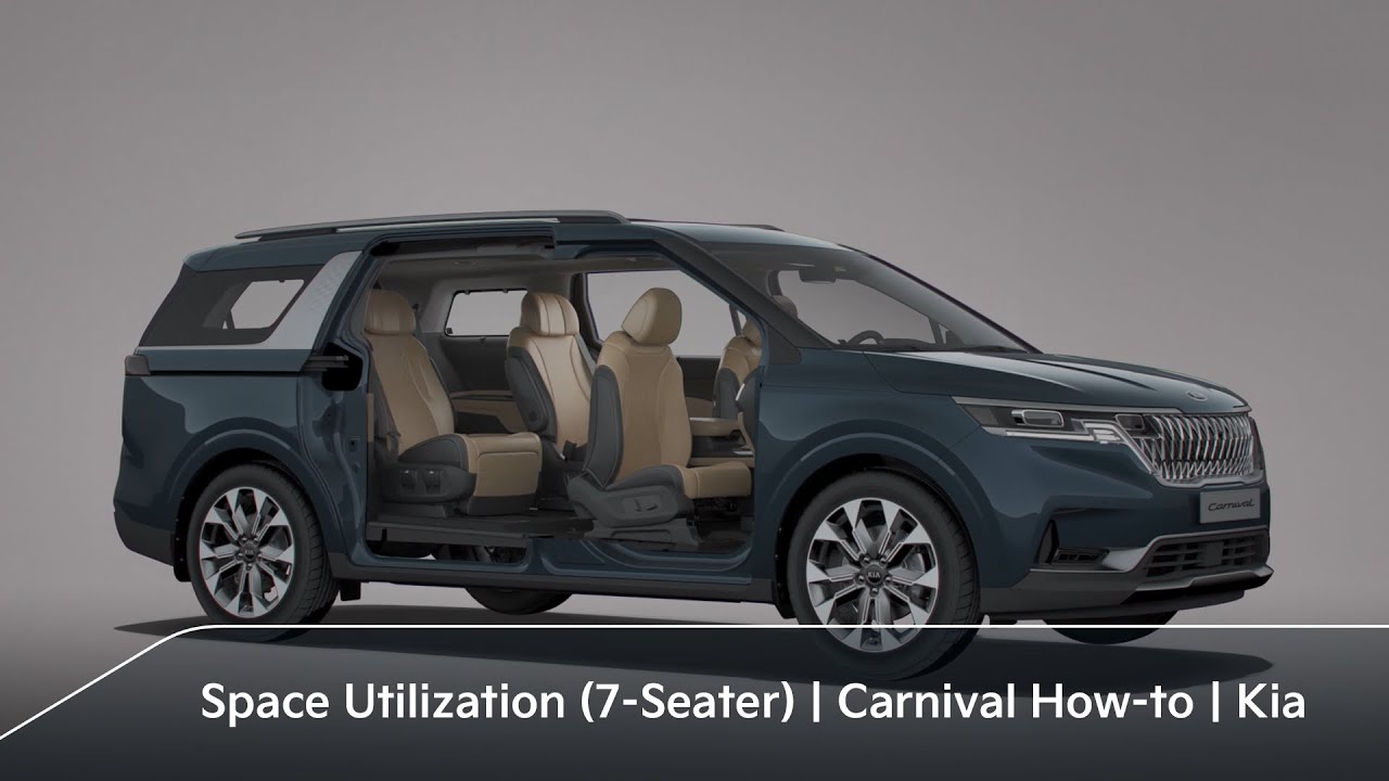 Efficient Seating/Space Utilization (7-Seater)｜Carnival How-to｜Kia