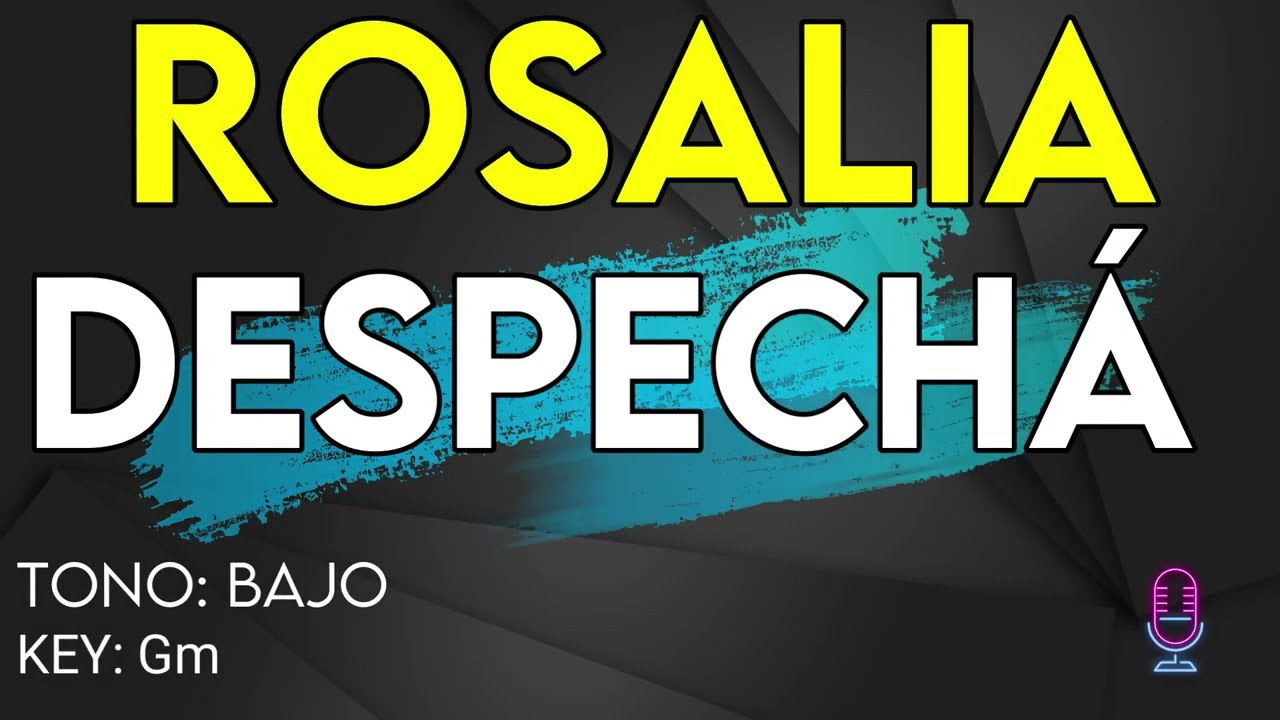 Rosalía - Despecha - Karaoke Instrumental - Bajo