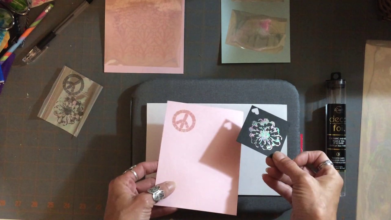Embossed Heat Foiling on Paper with the Cricut Easy Press and Deco Foil