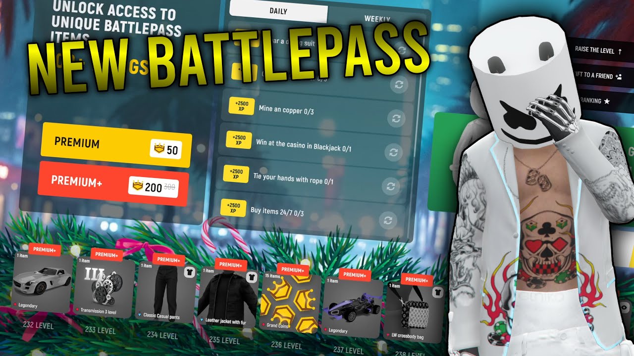 Reviewing The New Battlepass in Grand RP...