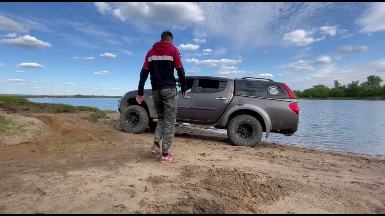 Тест ленточного якоря tplus на берегу озера