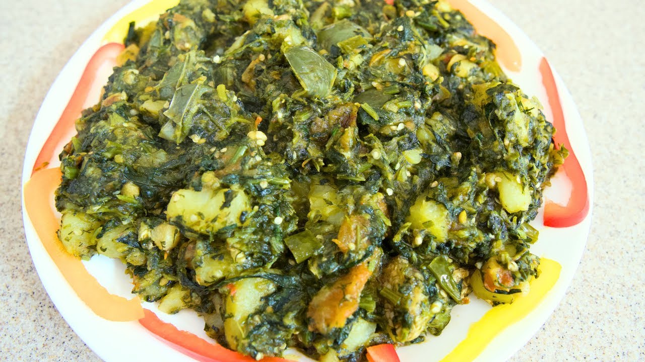 Winter Wali Mix Saag Ki Recipe | यू पी स्टाइल मिक्स हरा साग बनाने की विधि | Tasty Khana Banana |