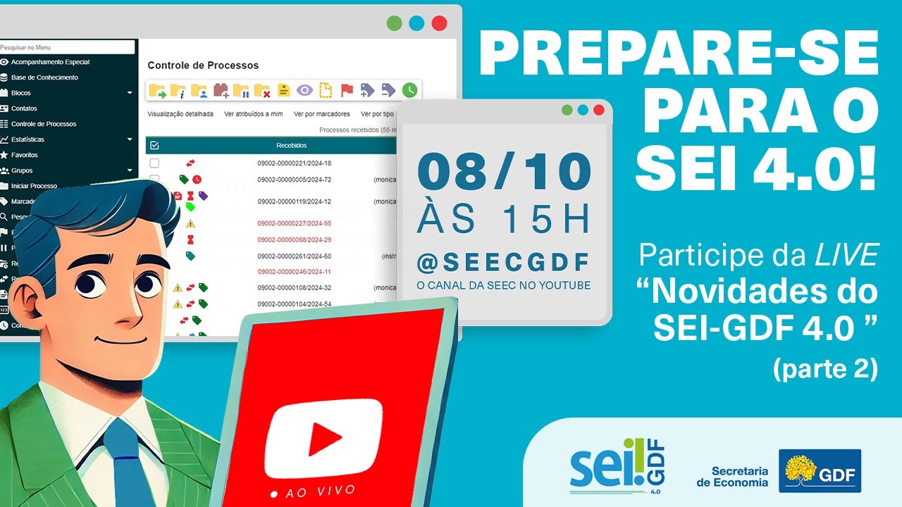 Live Novidades do SEI-GDF 4.0 (parte 2)