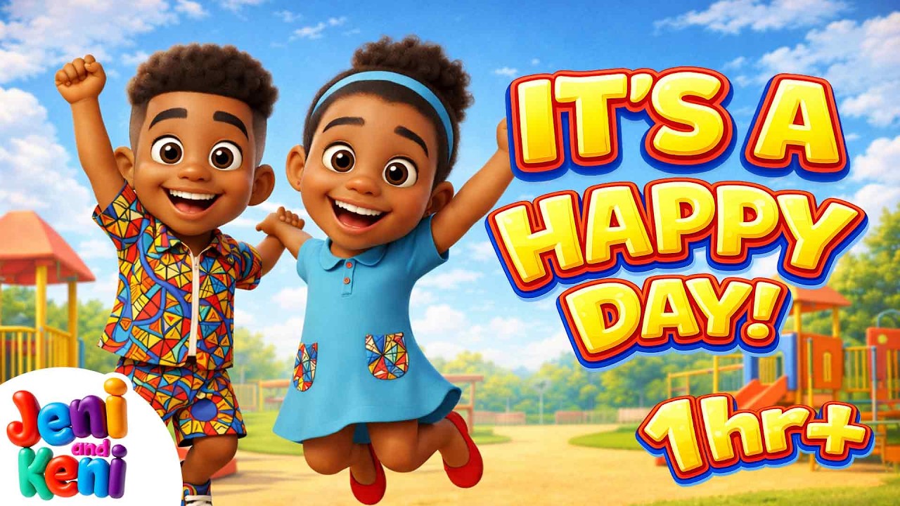 It’s a Happy Day| Fun Song for kids| Fun Dance | JENI and KENI 