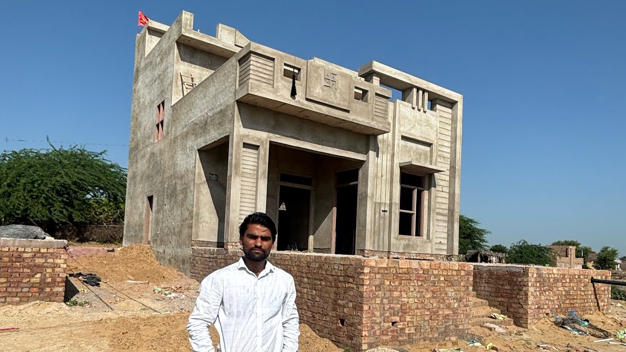 गांव में सबसे पसंदीदा मकान की डिज़ाइन ! Village Famous Home Deisgn | Small Family Budget House !