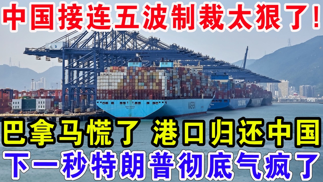 中国接连五波制裁太狠了！巴拿马慌了港口归还中国，下一幕特朗普彻底气疯了！
