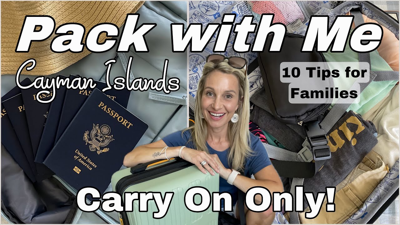Pack with Me | Carry On ONLY  ✈️ | 10 Travel Tips + Packing List Essentials for Families🌴