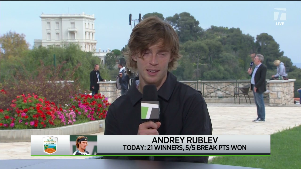 Andrey Rublev | 2021 Monte-Carlo Semifinal Win Interview