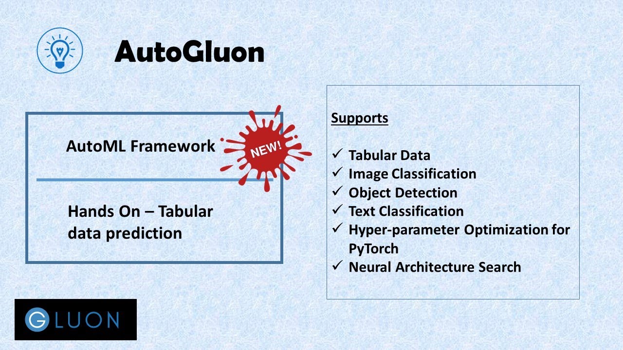 AutoML с использованием AutoGluon