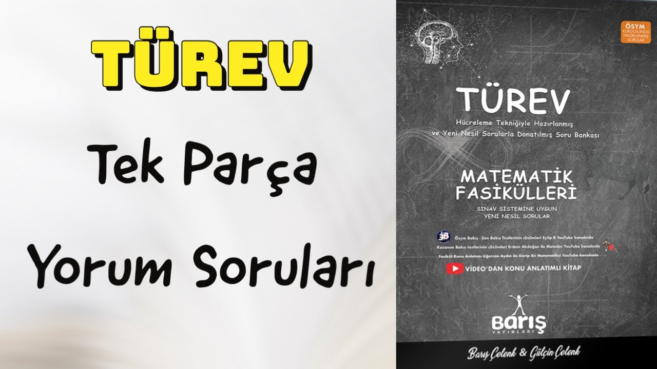 Türev Karma Soru Çözümü |Orta-Orta Üstü-Zor