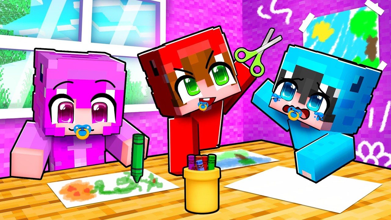 Mi Primer D&iacute;a en la Guarder&iacute;a en Minecraft!
