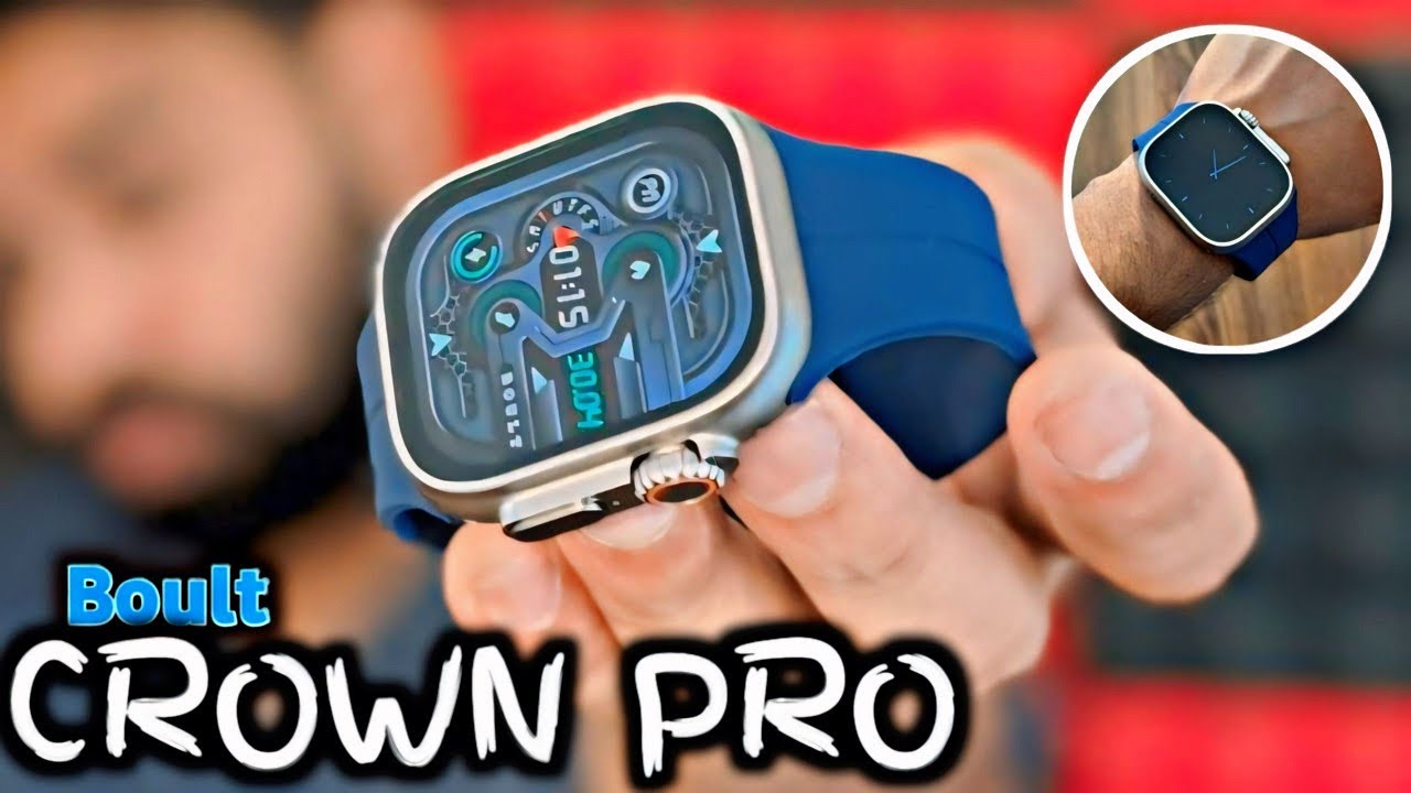 Boult Crown pro smartwatch⚡️2.01”Amoled display with Bluetooth calling⚡️Best smartwatch under ₹1600
