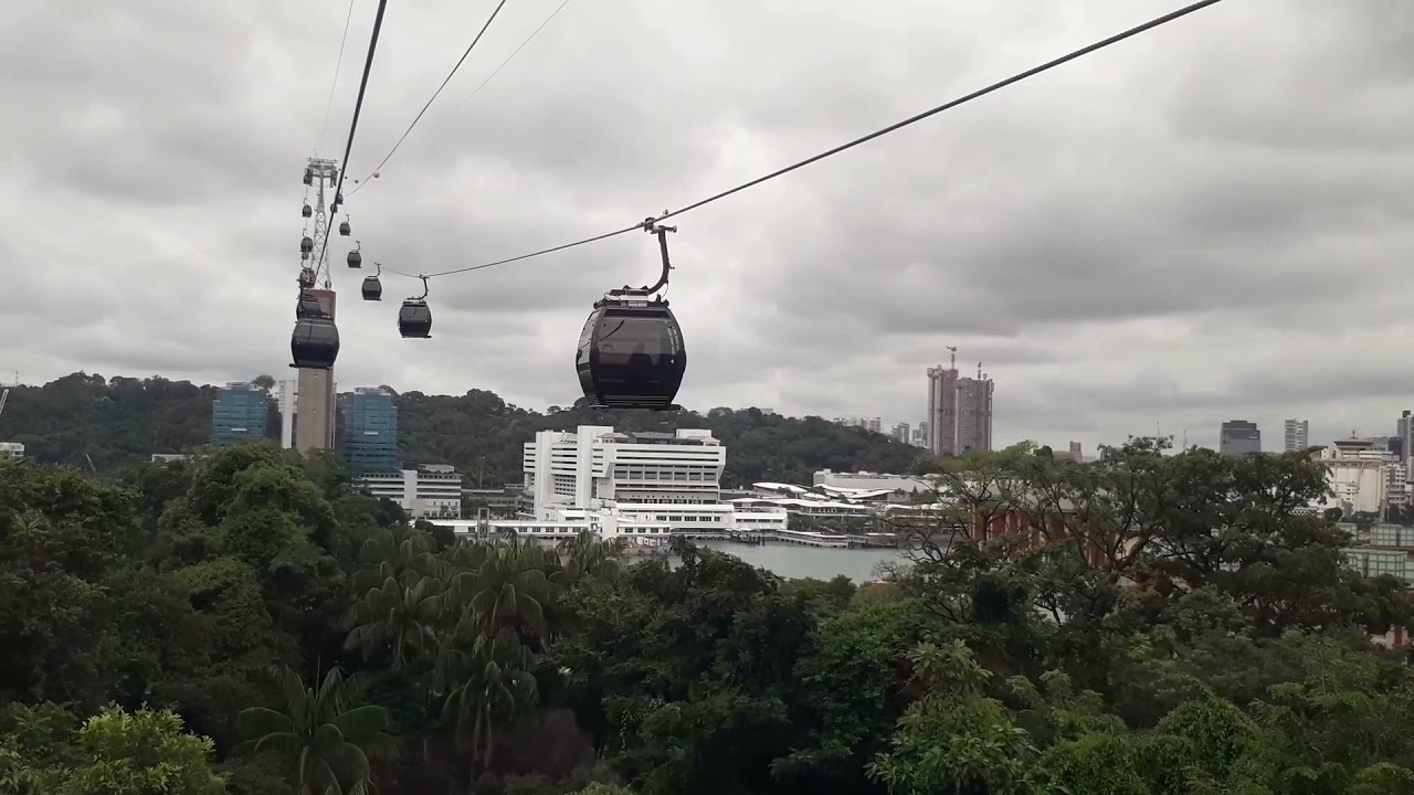 Explore Singapore || Riding Cable Car || Explore The Island of Sentosa