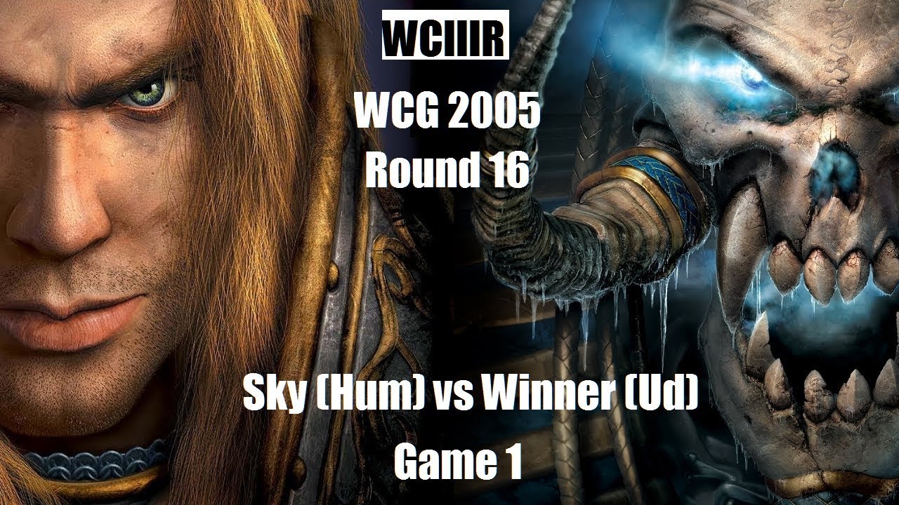 Warcraft 3 - WCG 2005 (Round 16) Sky (Hum) vs Winner (U) Game 1