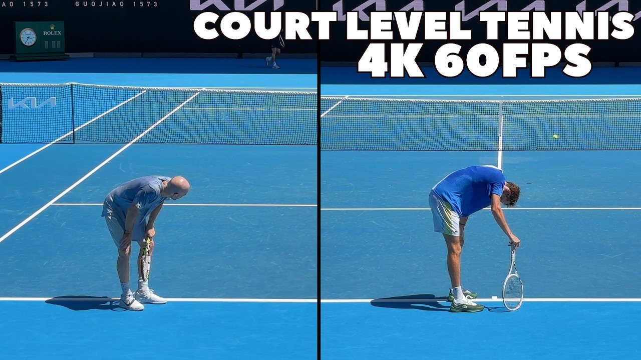 Medvedev & Mannarino Pushing To Their LIMIT!🥵 | Court Level Point-Play Practice 2024 (4K 60FPS)