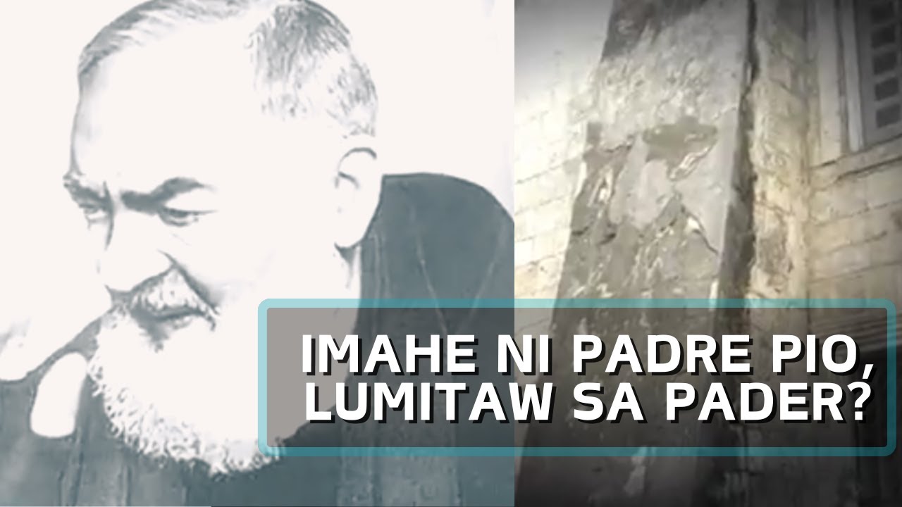 Imahe ni Padre Pio, lumitaw sa pader ng Baclayon Church sa Bohol | Chances Are