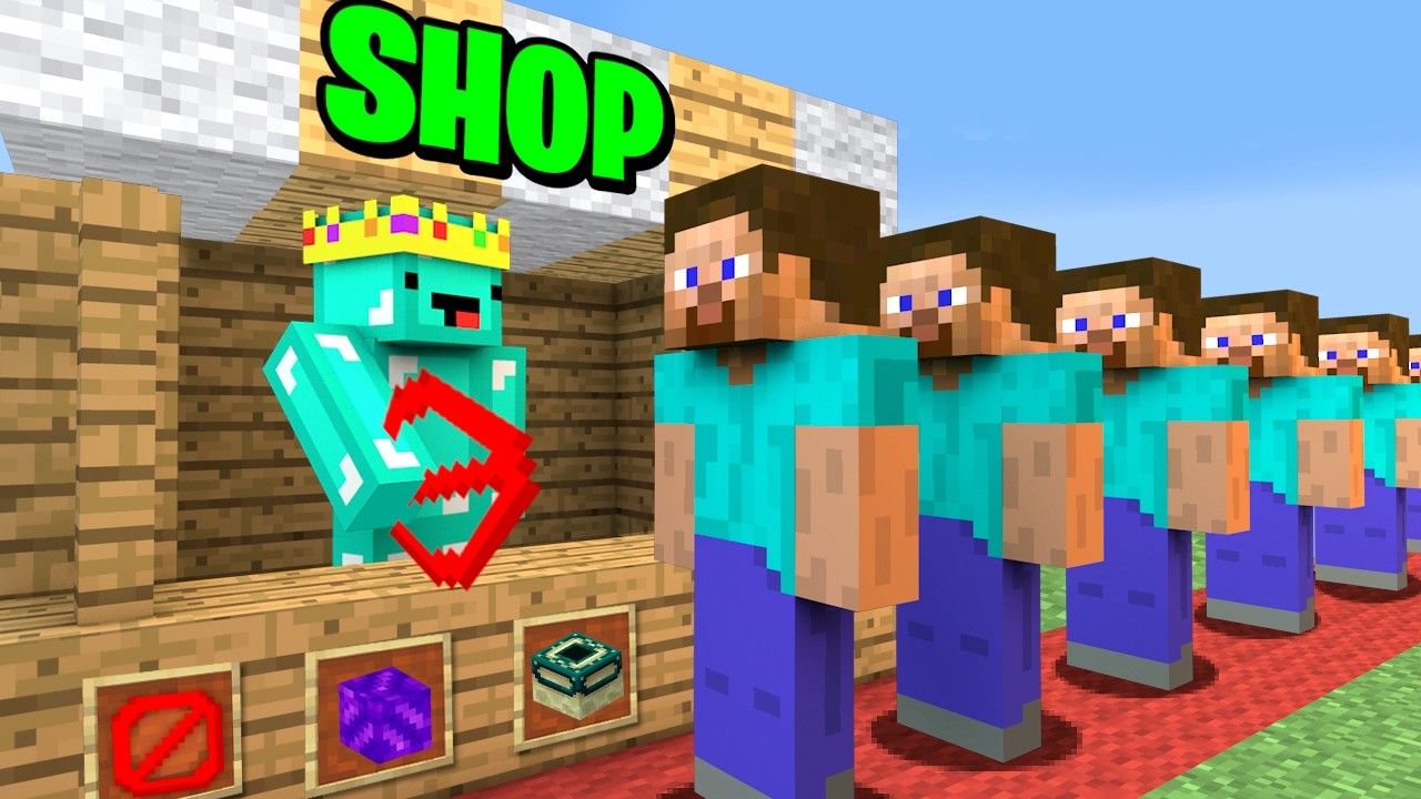 I Opened an ILLEGAL Shop in Minecraft.