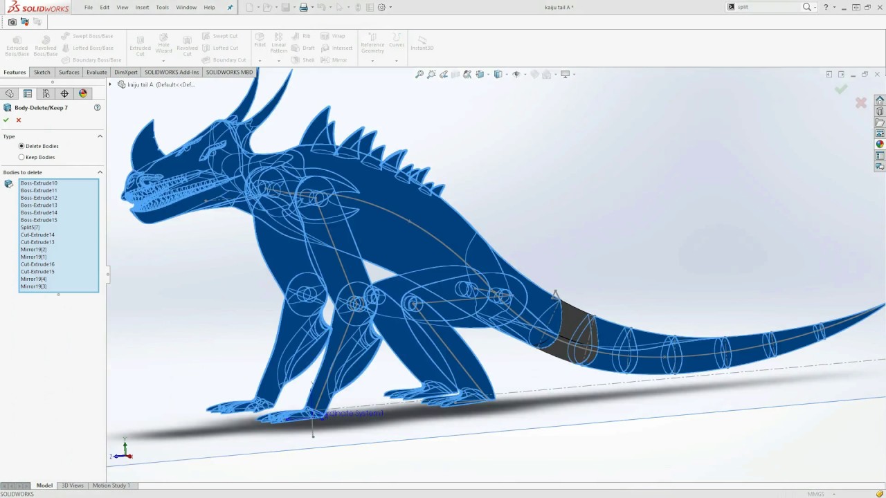 Kaiju Design and 3D Print Tutorial