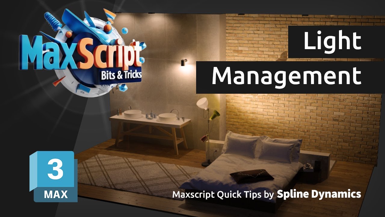 Maxscript Bits & Tricks #3 – Lights Adjustments & Cleanup in 3ds Max