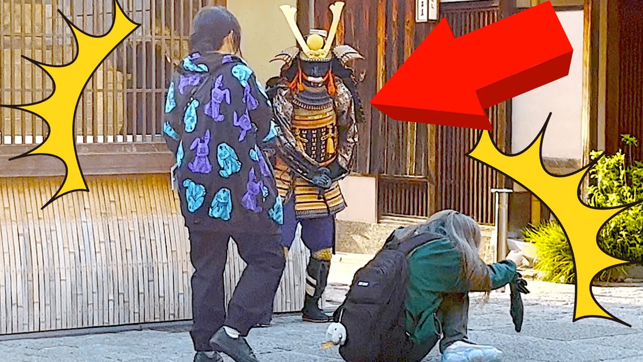 #4 SAMURAI Mannequin Prank in Kyoto Japan