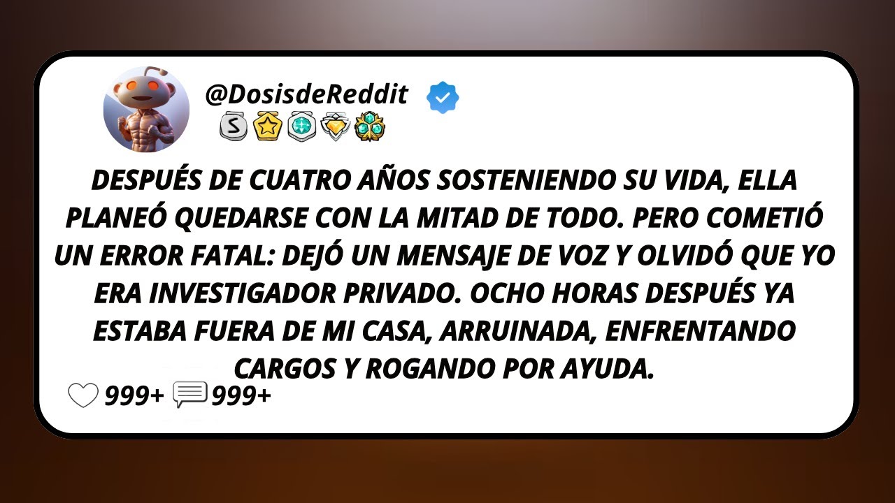 Después De Cuatro Años Sosteniendo Su Vida, Ella Planeó Quedarse Con La Mitad De Todo. Pero...
