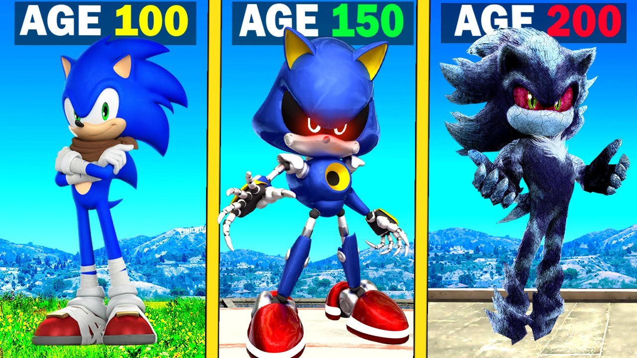 Surviving 200 Years As SONIC In GTA 5!