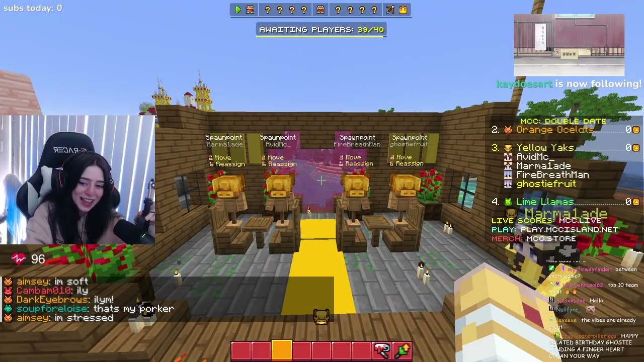 Ghostiefruit Valentines MCC w/@firebreathman @avidmc @marma1ade (w/ Heart rate monitor) [ 14/02/26 ]