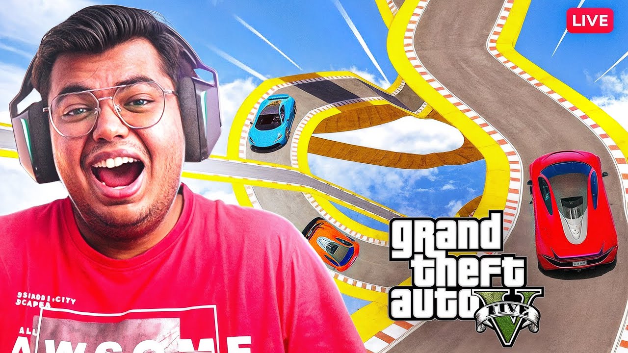 This GTA V Race Will Make Me CRY| Call Of Duty World War 2 Later| Live 🔴