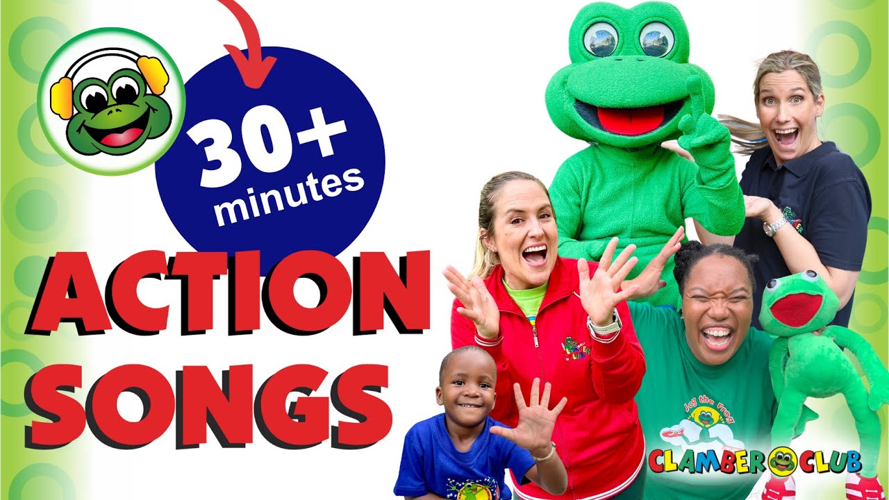 Awesome Kids Action songs! Gross motor songs for kids to get up, get active and get moving