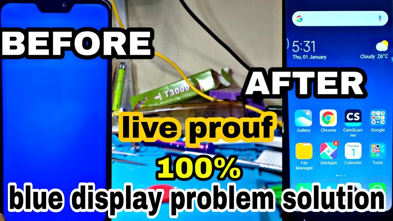 Redmi Note 6 Pro Blue Display Problem Solution | How To Repair Redmi 6pro Blue Display Problem ||