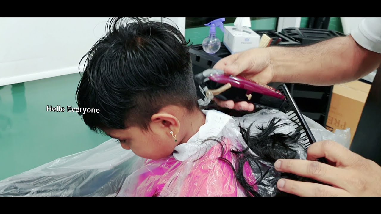 Haircut |Summer haircut / Kids haircut / Short Haircut| Girls hair cut//baby hair cut// hair cutting