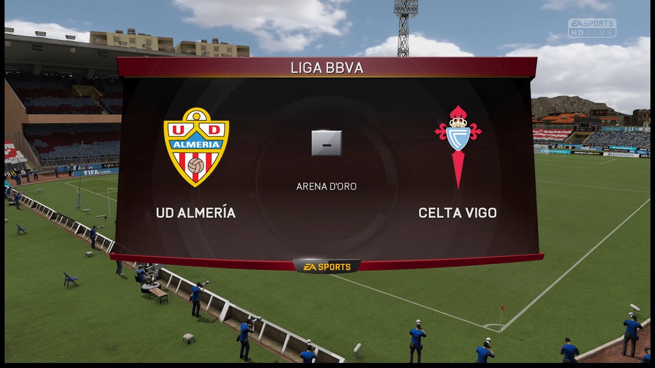 Fifa 15 Чемпионат Испании второй тур UD Almeria - Celta Vigo