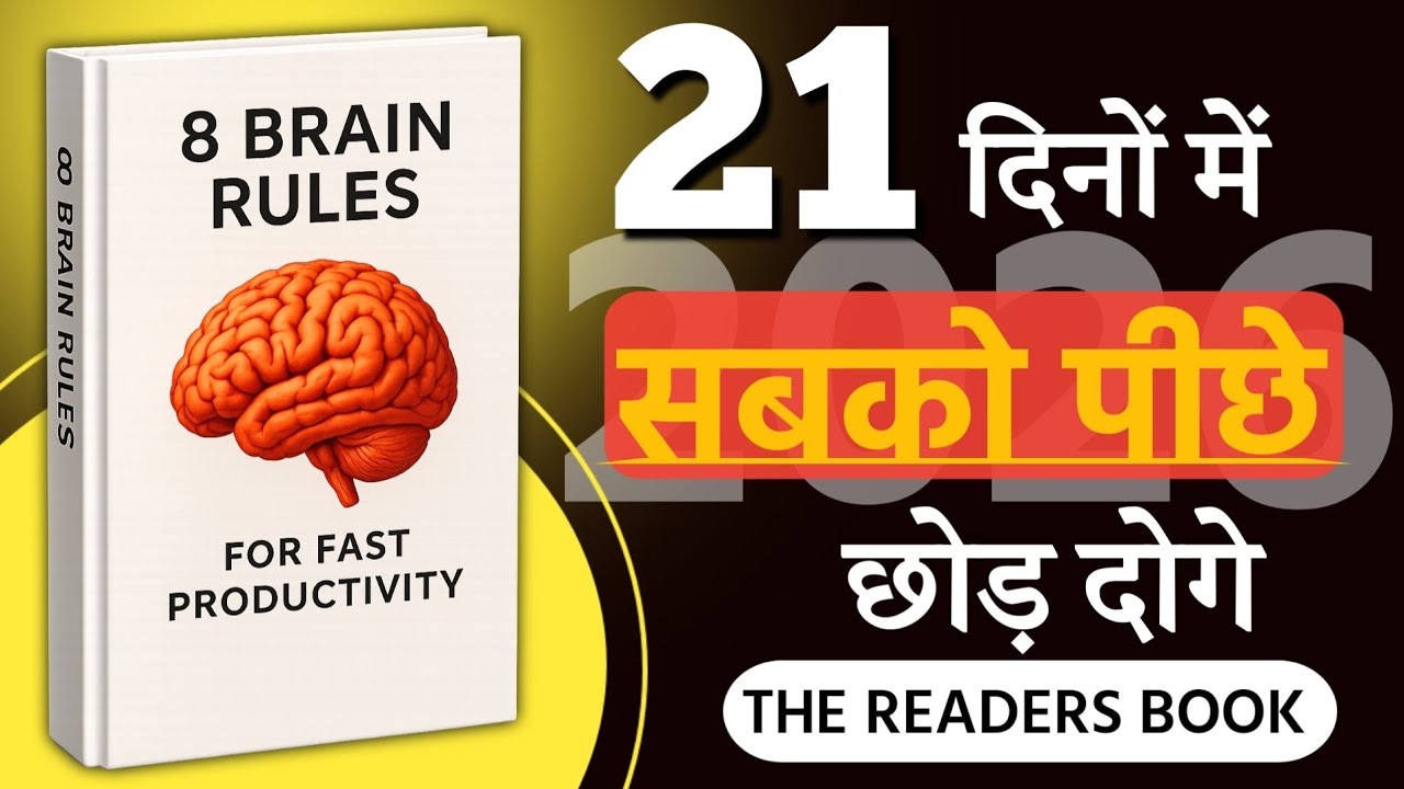 21 दिनों में सबको पीछे छोड़ दो | 8 Brain Rules Book Summary in (Hindi)