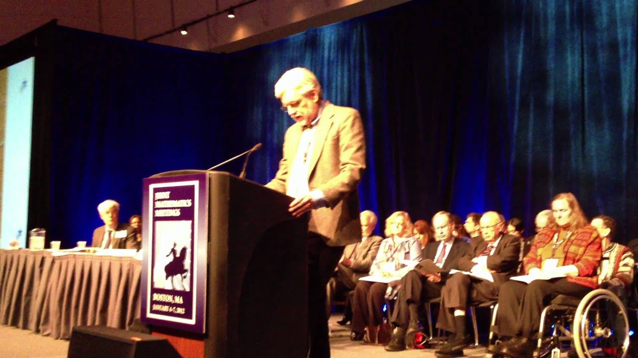 Video: 2012 Chauvenet Prize Awarded by Mathematical Association of America