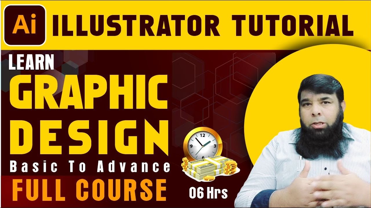 illustrator Tutorial || Graphic Design Full Course || SHAHID NAEEM.