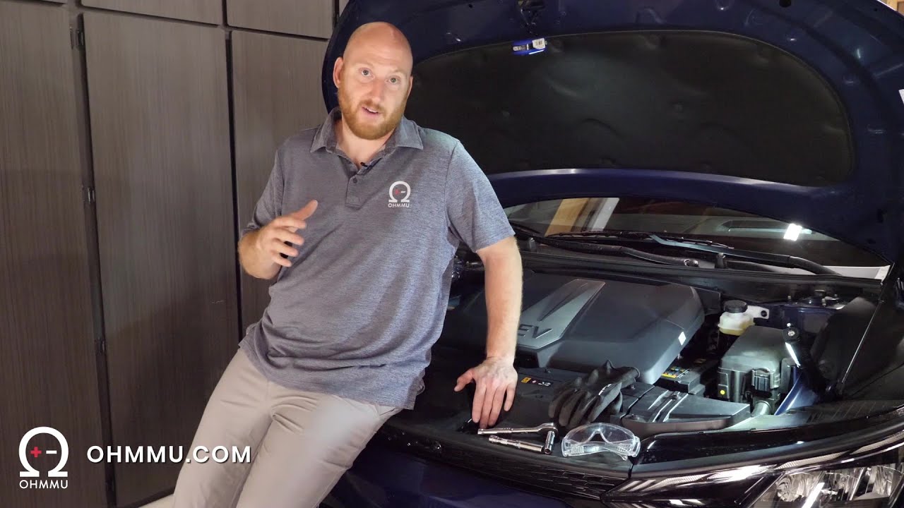 Kia EV6 - Установка аккумулятора 12 В (Ohmmu)