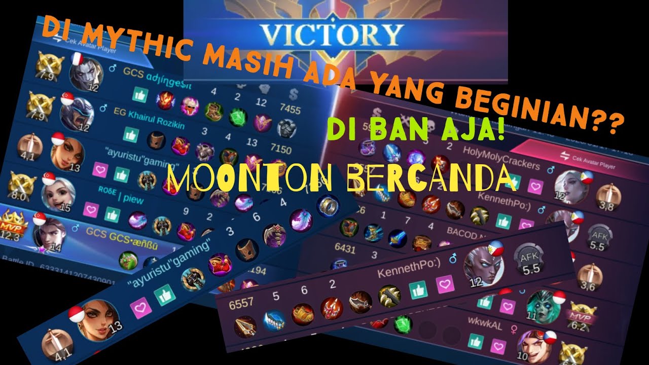 CIRI CIRI PLAYER YANG DI BENCI PUBLIK | 2020