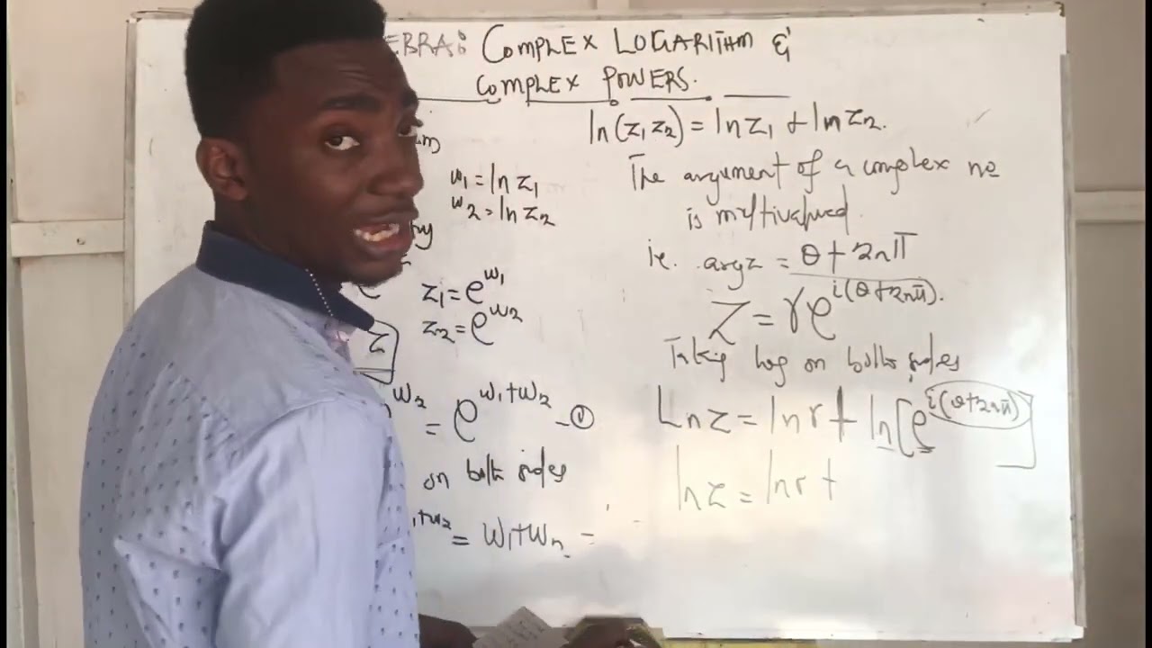 LESSON 12-ALGEBRA- Complex Logarithm & C omplex Powers