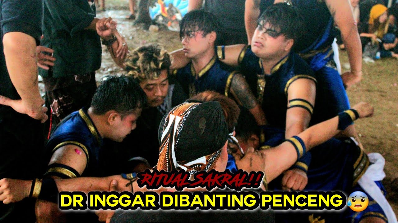 DR INGGAR DIBANTING PENCENG SAMPAI TERPENTAL JAUH‼️RITUAL SAKRAL JATHILAN PANJI ANOM