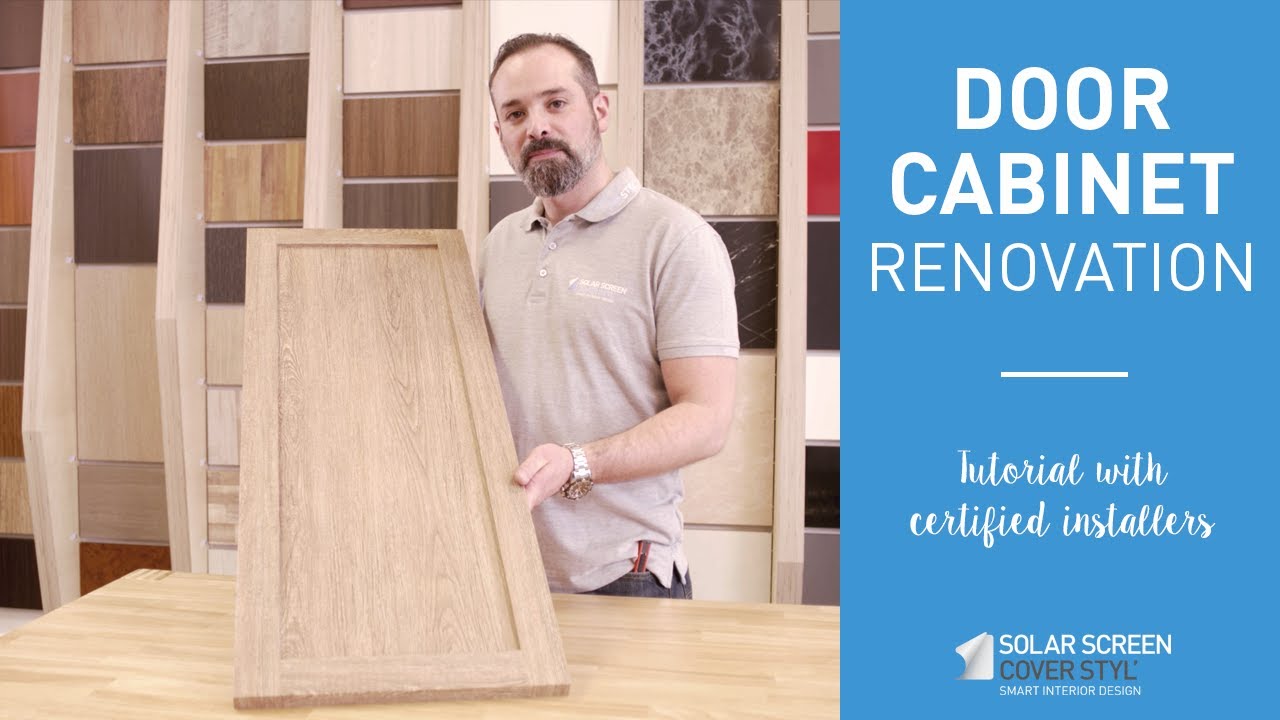 How to renovate a door cabinet with Cover Styl' adhesive coverings?