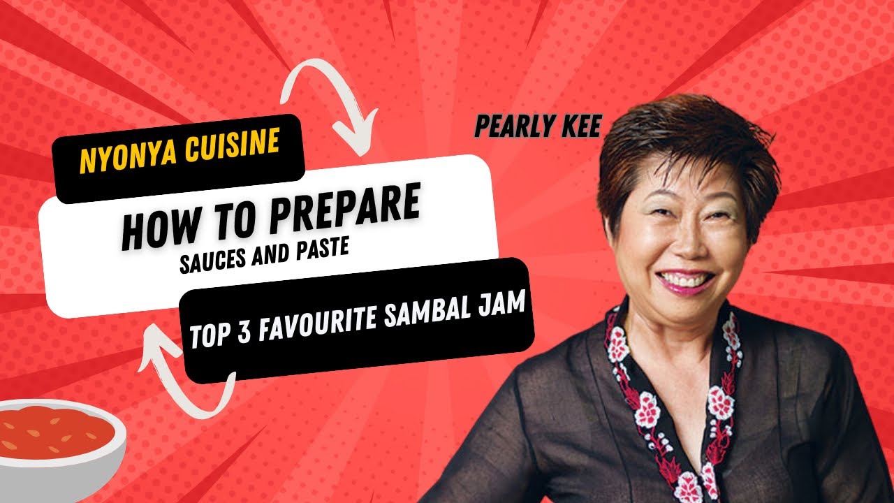 Three Sauces Nyonya Salad Plate | Unforgettable Traditional Sauces - Nyonya Pearly Kee