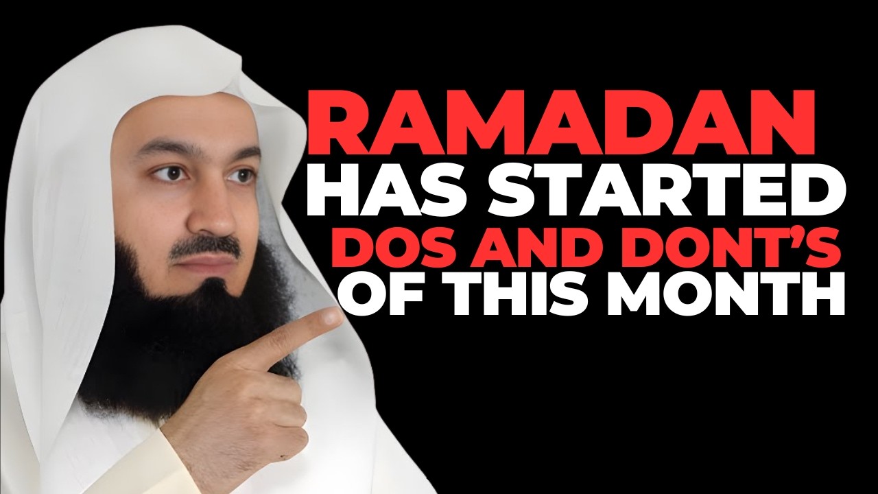 RAMADAN 2026 Has BEGUN... STOP Doing This! (Most Muslims Make This Mistake) | Mufti Menk
