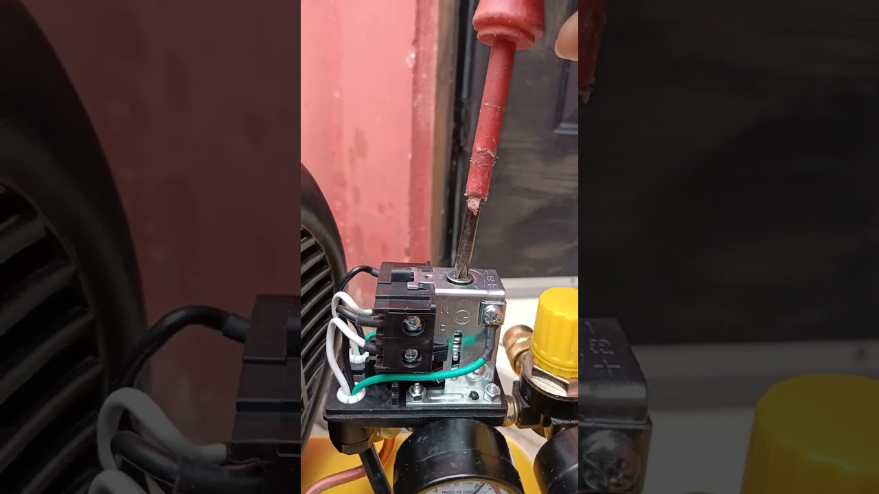 calibraci&oacute;n de presostato de compresor de aire para bajar la presi&oacute;n de parada