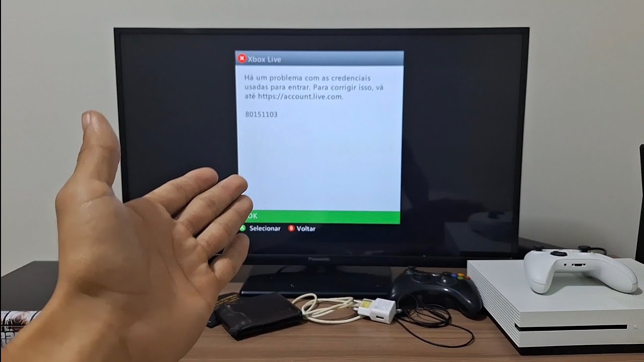 Como Resolver o ERRO de Credenciais do XBOX 360!