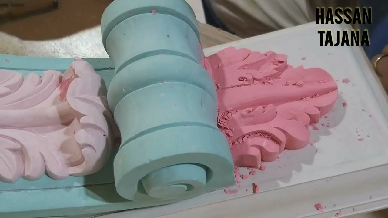 making corbels from gypsum🏛